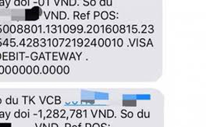 Khách hàng hoảng hồn khi thẻ visa Vietcombank “tự hoạt động”