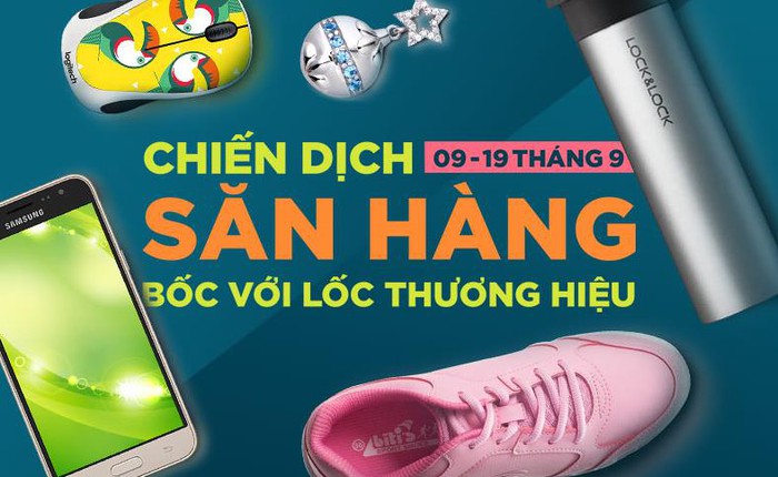 Săn hàng giá sốc với cơn lốc thương hiệu tại Lazada