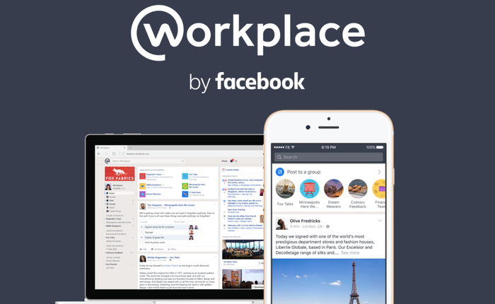 Facebook chính thức trình làng Workplace, mạng xã hội cho công sở