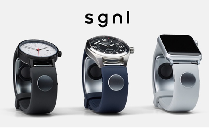 Sgnl: Dây đeo đồng hồ giúp bạn nghe điện thoại như trong phim khoa học viễn tưởng