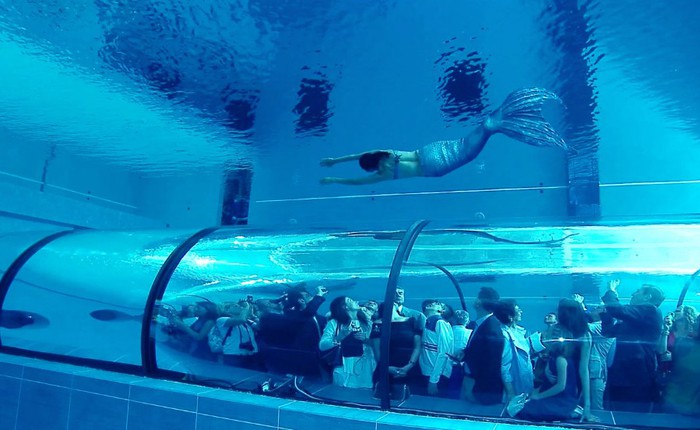 [Video] Cùng xem chiếc bể bơi sâu nhất thế giới