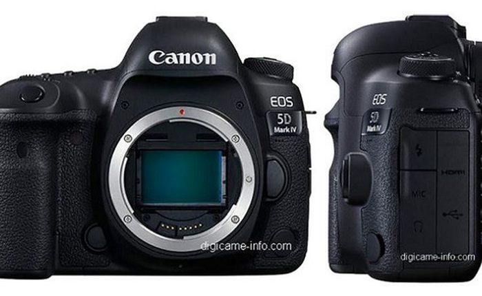 Lộ ảnh rõ nét cùng cấu hình siêu phẩm Canon 5D Mark IV: ngoại hình thay đổi, nhiều nút bấm hơn, tích hợp Wifi, NFC và GPS