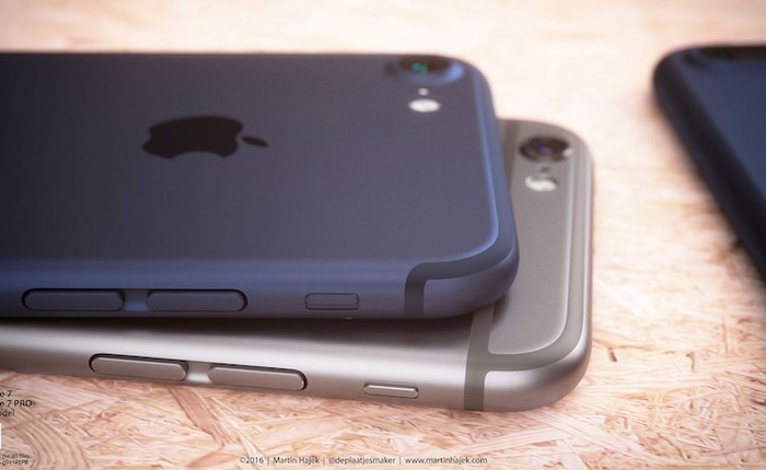 Concept iPhone 7 vỏ màu xanh, đẹp hay xấu?