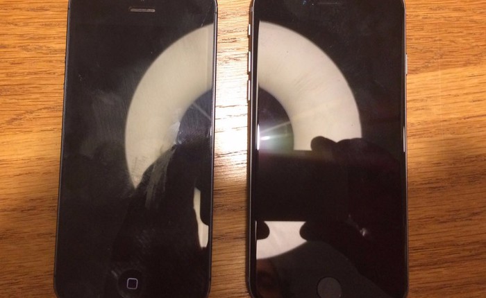 Lộ ảnh thực tế đầu tiên của iPhone 5se màn hình 4 inch