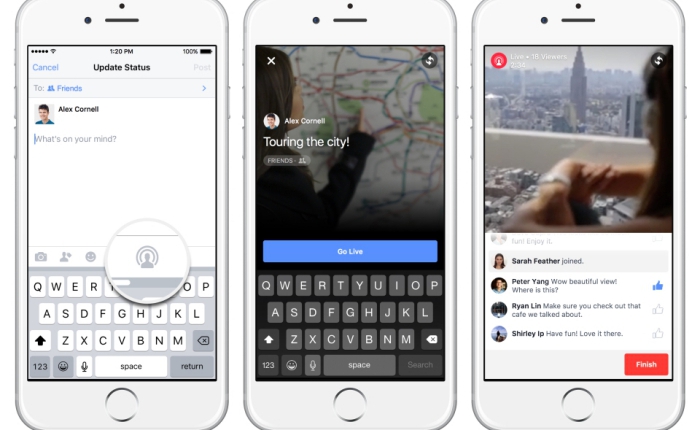 Facebook chính thức mở cửa tính năng Live Video cho tất cả mọi người dùng