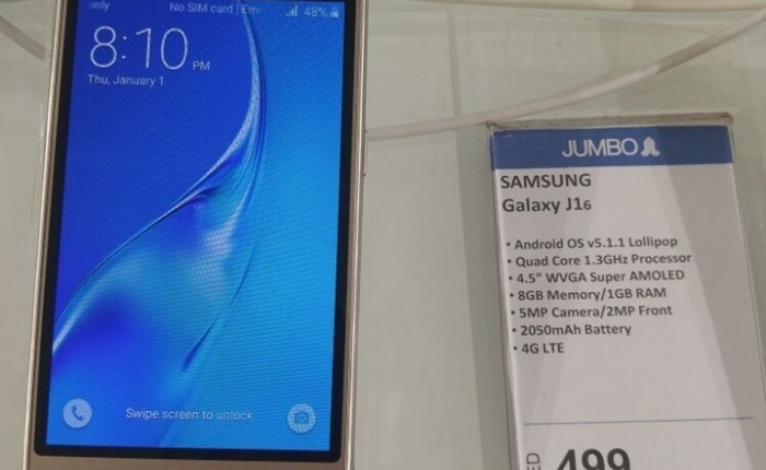 Samsung âm thầm ra mắt smartphone Galaxy J1 phiên bản 2016