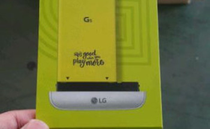 Chiếc vỏ hộp vô tình tiết lộ cách thay pin không thể "độc" hơn của LG G5