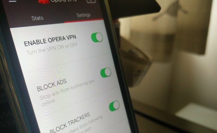 Opera tích hợp VPN miễn phí cho iOS, có tính năng chặn quảng cáo