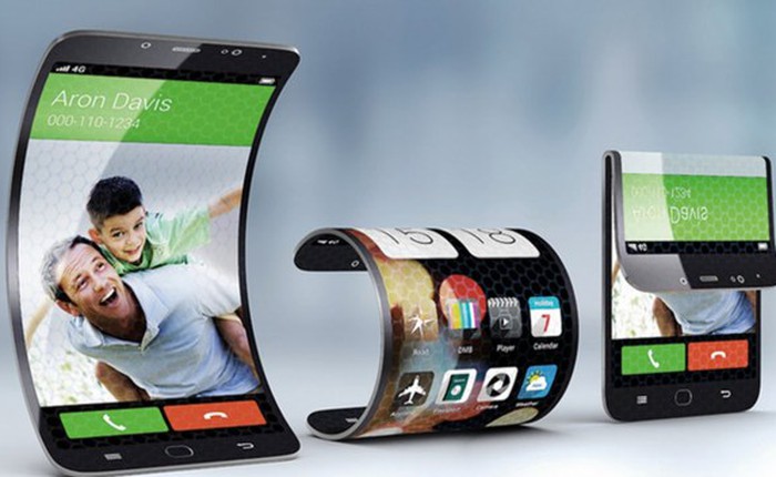 Không chịu thua kém, Samsung cũng giới thiệu màn hình OLED uốn cong đầu tiên