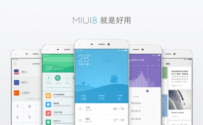 Có gì mới trên nền tảng MIUI 8 vừa được Xiaomi công bố?