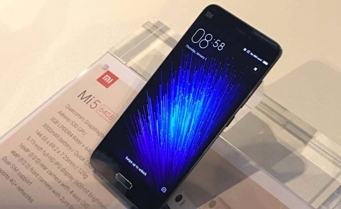 Xiaomi Mi 5 là chiếc smartphone được yêu thích nhất tại Trung Quốc