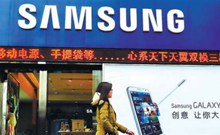 Samsung rớt khỏi top 5 nhà sản xuất smartphone lớn nhất Trung Quốc