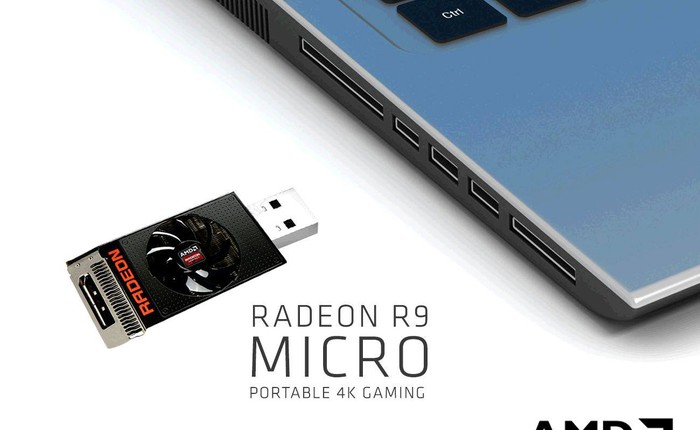 AMD ra mắt card đồ họa bé như USB, chơi game 4K cực khủng