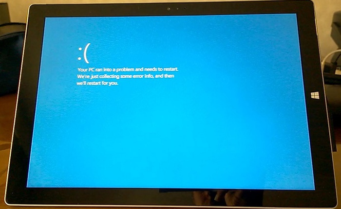 Hàng loại Surface Pro 3 dính lỗi "màn hình xanh chết chóc" sau khi cập nhật firmware của Microsoft