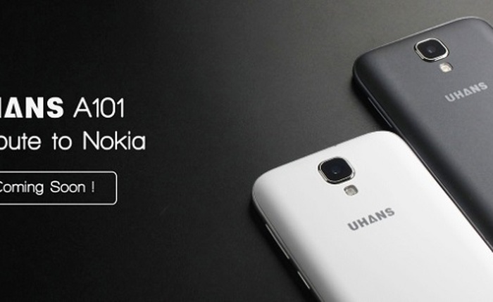 Uhans A101: smartphone tôn vinh “huyền thoại” Nokia 1100