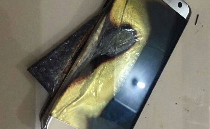 Galaxy S7 Edge bốc cháy khi đang sạc