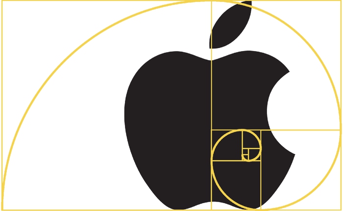 Có thực là logo huyền thoại của Apple được thiết kế theo đúng tỷ lệ vàng?