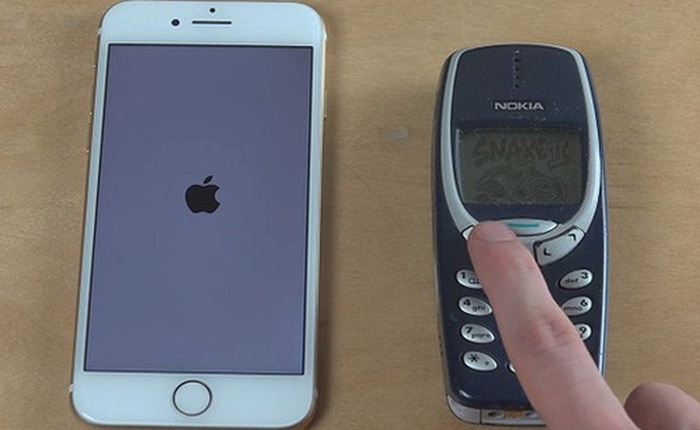 "Già gân" Nokia 3310 chạy đua cùng "trẻ trâu" iPhone 7 và cái kết bất ngờ