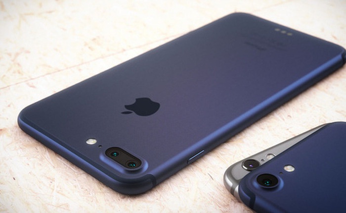 Ngắm iPhone 7 màu xanh đậm đẹp chả biết chê điểm nào