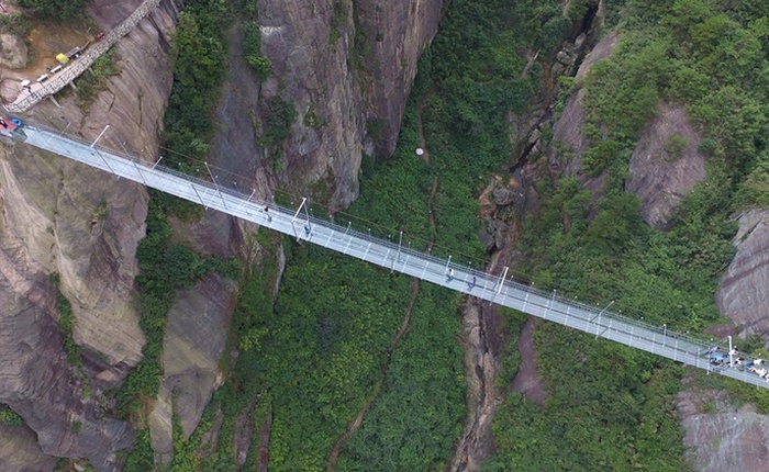 [Video] Chưa tới 800 người dám đi bằng 2 chân qua cây cầu này
