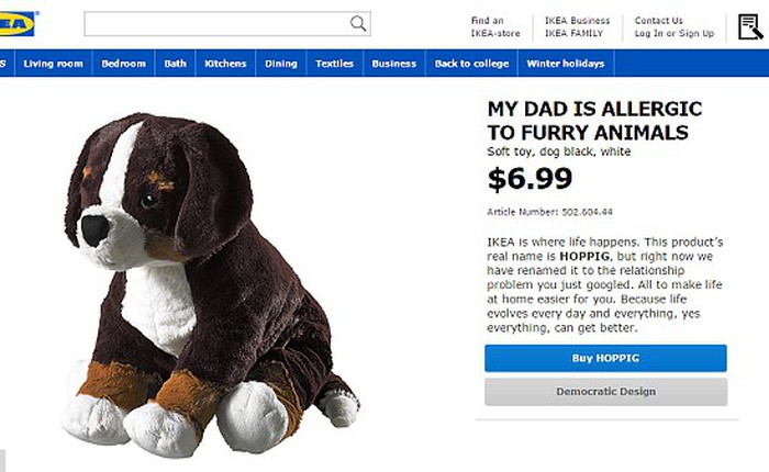 IKEA khởi động chiến dịch đặt tên lại sản phẩm thông minh không tưởng, khiến khách hàng cảm thấy gần gũi hơn bao giờ hết