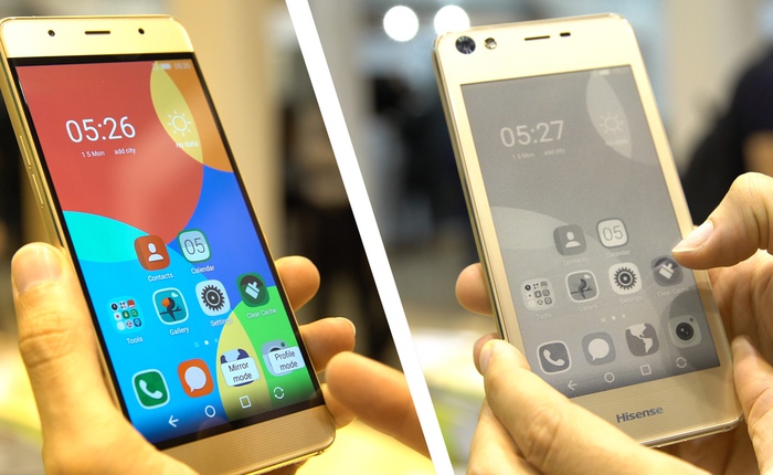 Không chịu thua YotaPhone của Nga, một công ty Trung Quốc cũng sẽ bán ra điện thoại 2 màn hình