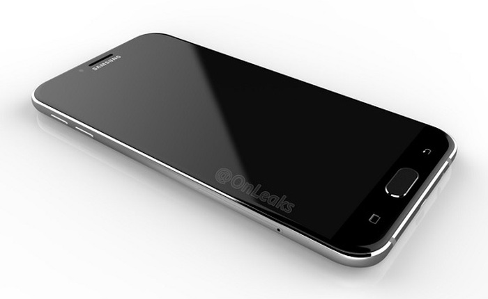Lộ diện thiết kế đẹp mắt của Galaxy A8 (2016) với thiết kế kết hợp kính và kim loại