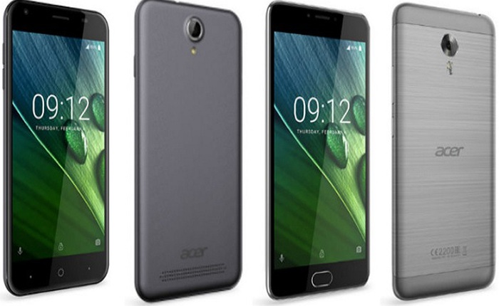 Acer ra mắt 2 điện thoại vỏ nhôm tại IFA, giá từ 2,8 triệu đồng