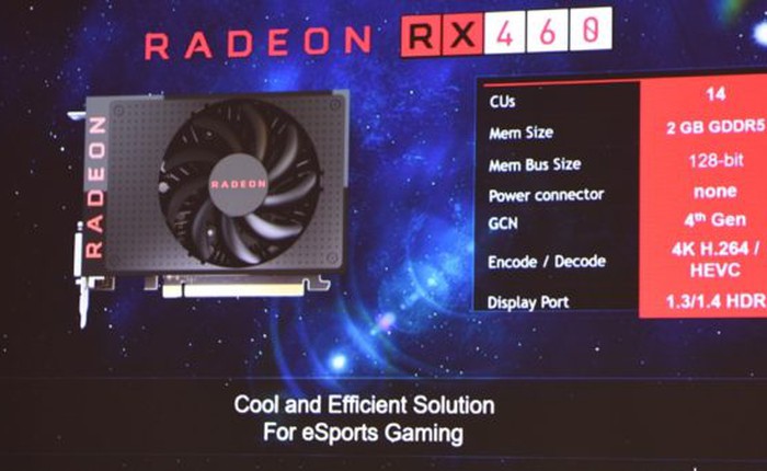 Lộ diện AMD RX460 Reference: Cực nhỏ gọn, chơi tốt game e-sport, giá từ 2 triệu đồng