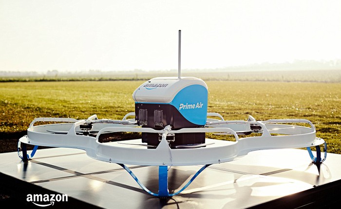 Bóc mánh ship hàng 13 phút bằng drone của Amazon: Quãng đường ngắn đến mức đi bộ ship còn nhanh hơn!