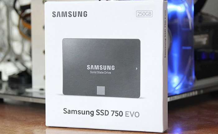 Tặng bạn đọc ổ SSD SAMSUNG EVO 750 dung lượng 250GB trị giá 2,6 triệu đồng