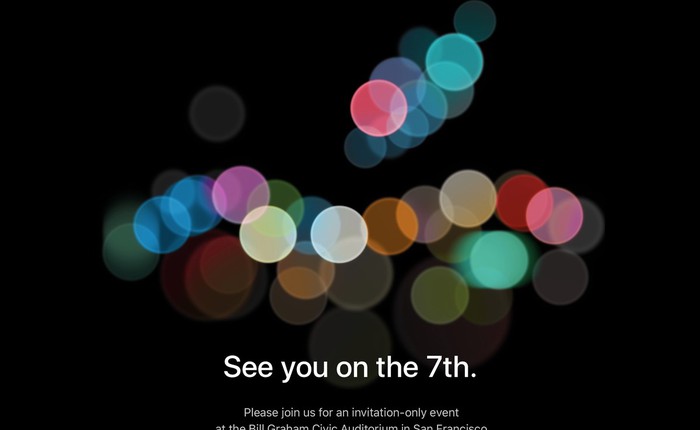 Apple xác nhận iPhone 7 sẽ ra mắt vào ngày 7/9, giấy mời đã được gửi tới giới truyền thông