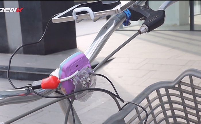 Hướng dẫn chế bộ sạc điện thoại bằng cách đạp xe, vừa khỏe người vừa có điện chơi game