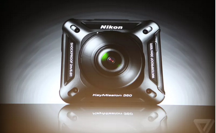 Nikon Keymission 360, camera hành trình đầu tiên có khả năng quay video 360 độ