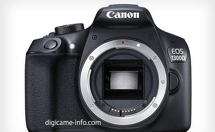 Lộ diện "dung nhan" và cấu hình của Canon EOS 1300D (Canon EOS Rebel T6)