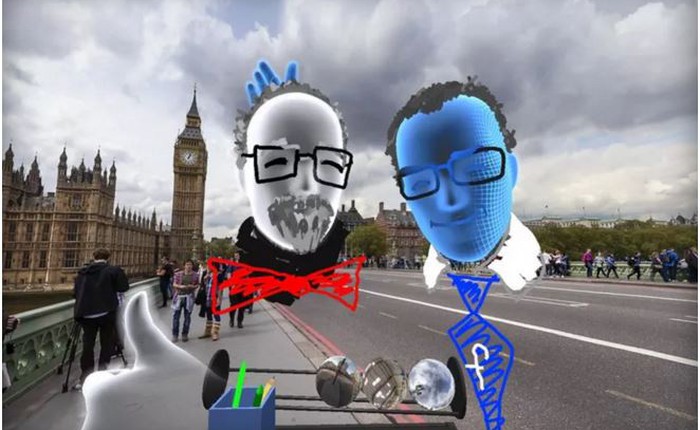 Trong thế giới ảo của Oculus, bạn cũng có thể chụp ảnh tự sướng bằng gậy selfie