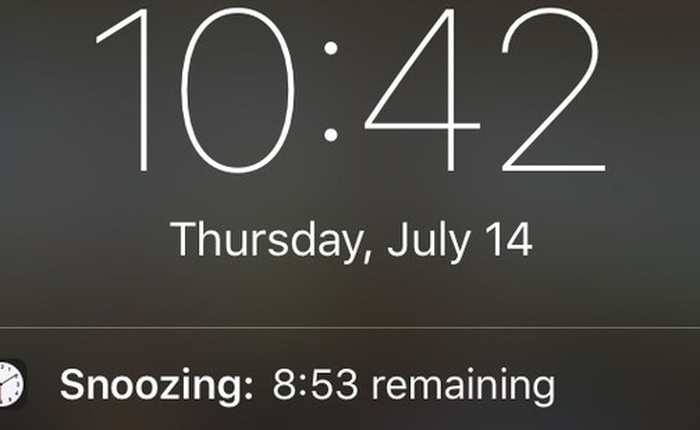 Không phải vô cớ mà nút hoãn báo thức (Snooze) của iPhone luôn là 9'