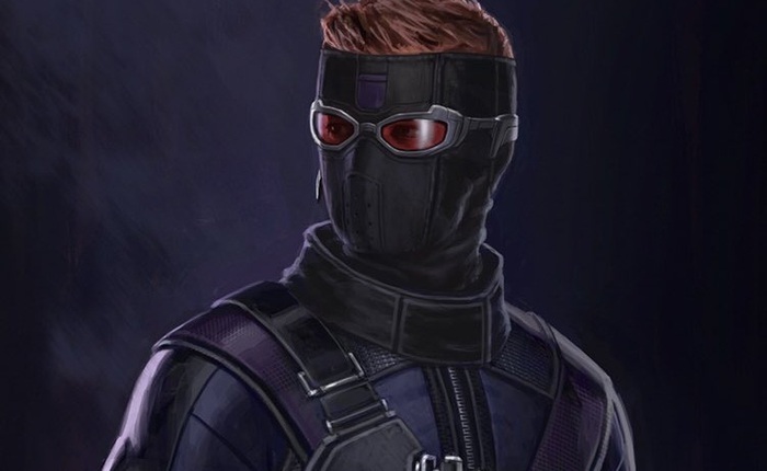 Nguyên mẫu ban đầu của Hawkeye trong Civil War phải đeo mặt nạ như thế này