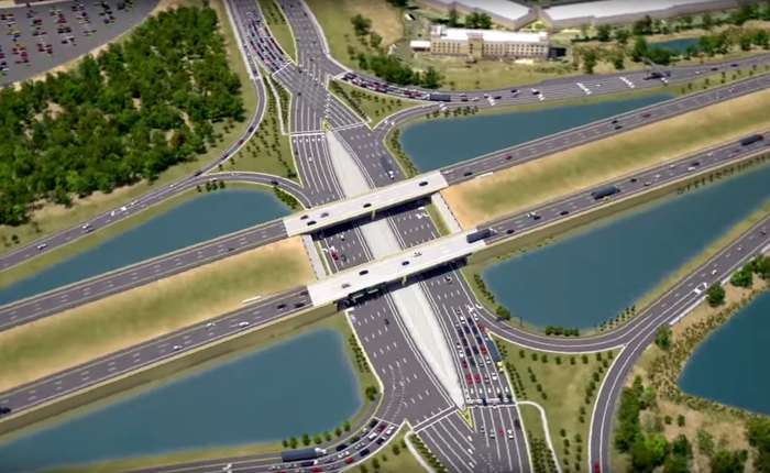 Thiết kế giao lộ đầy cách mạng như thế này sẽ giúp loại bỏ tai nạn trên cao tốc
