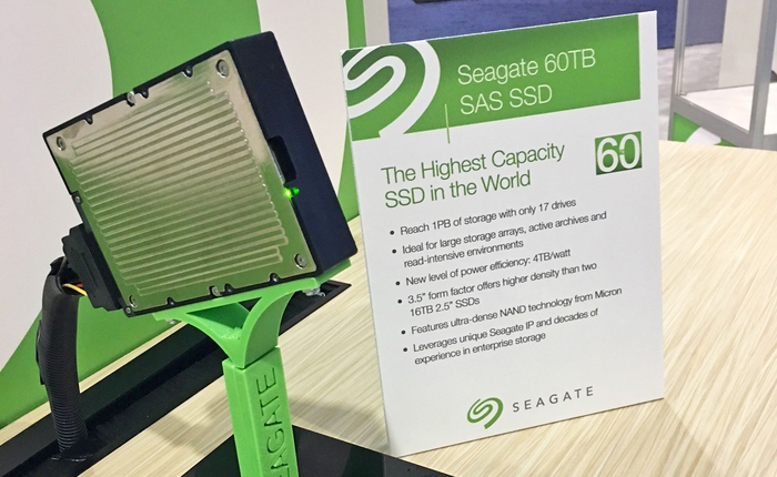 Seagate công bố ổ SSD 60TB cực khủng, có thể chứa 400 triệu bức ảnh