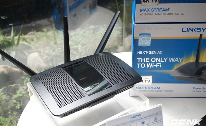 Ra mắt Router Wi-Fi Linksys AC1900: 3 râu, MU-MIMO kết nối nhiều thiết bị, streaming video 4K