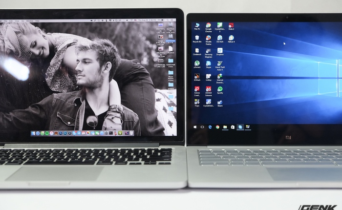 So sánh thiết kế Mi Notebook Air 13.3" với MacBook Pro: Vẫn còn nhiều hạt sạn và khoảng cách về đẳng cấp