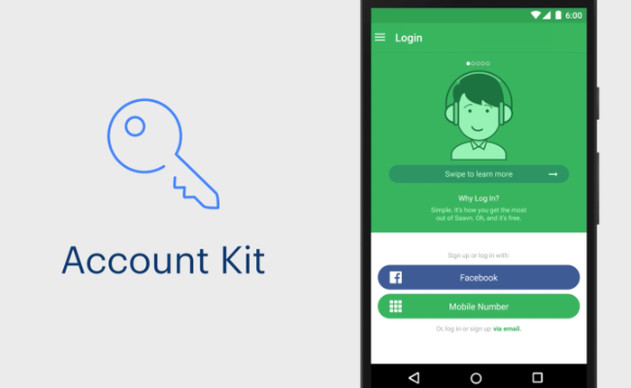 Facebook giới thiệu Account Kit, cho phép login Facebook trên các ứng dụng khác chỉ bằng số điện thoại
