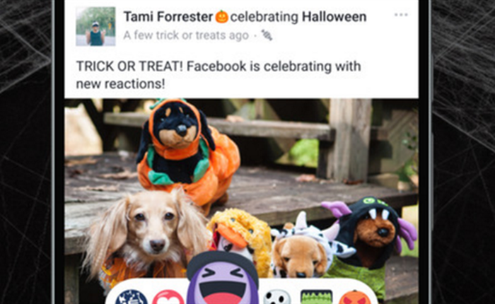 Facebook tung bộ biểu tượng cảm xúc dành riêng cho Halloween