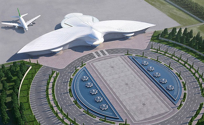 Turkmenistan khánh thành sân bay hình chim ưng trị giá 2,3 tỷ USD chỉ để tiếp đón 12 hành khách mỗi giờ