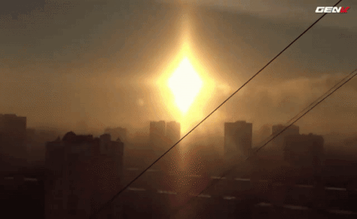 [Video] Xem cảnh 3 mặt trời mọc cùng lúc ở Nga