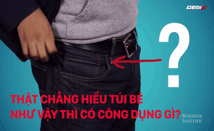 [Video] Mọi thứ đều có lý do: Cái túi nhỏ trên quần jeans để làm gì nhỉ?