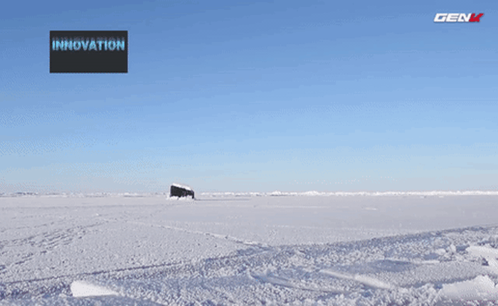 [Video] Xem tàu ngầm hạt nhân Mỹ phá băng ở Bắc Cực