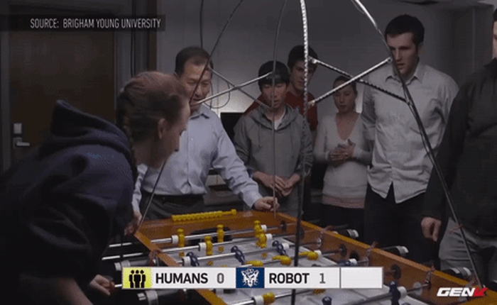 [Video] Sau cờ vây, AI chính thức vượt qua con người ở bộ môn Foosball