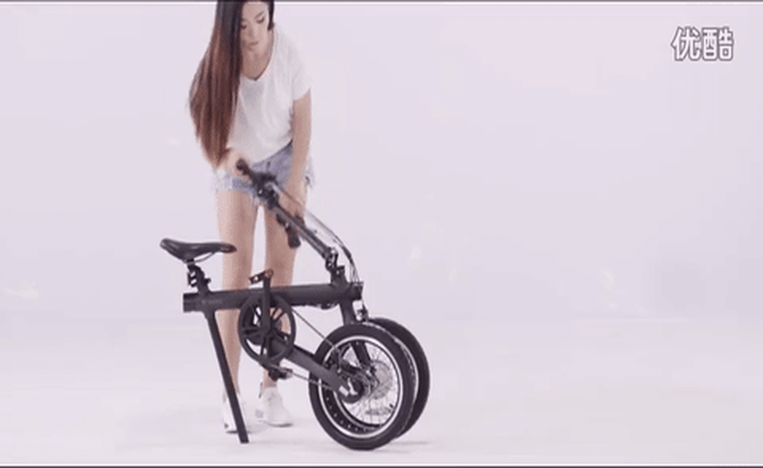 Gái xinh trên tay xe đạp điện Xiaomi giá chỉ 10 triệu đồng